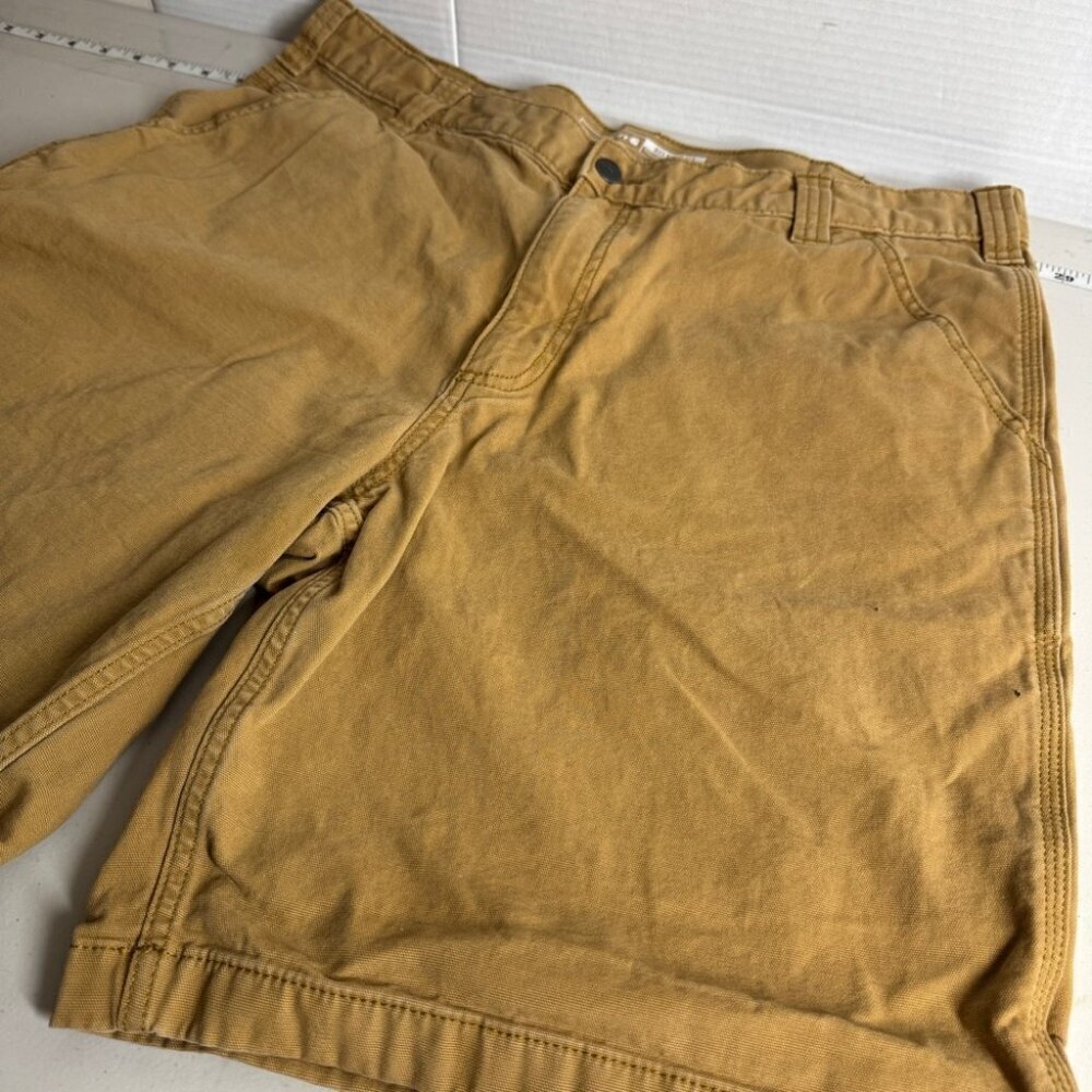 Carhartt Rugged Flex Relaxed Fit Brown Knee length Cargo Shorts Size 38 - Picture 4 of 15